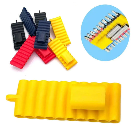 22-Hole Screwdriver Bit Holder & Hex Drill Bit Organizer Bit Holder Strip Peaceful Pleasures Health and Wellness
