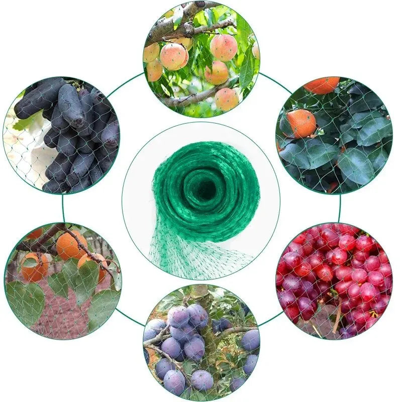 Green Garden Netting UV-Resistant PE Mesh – Bird & Deer Guard