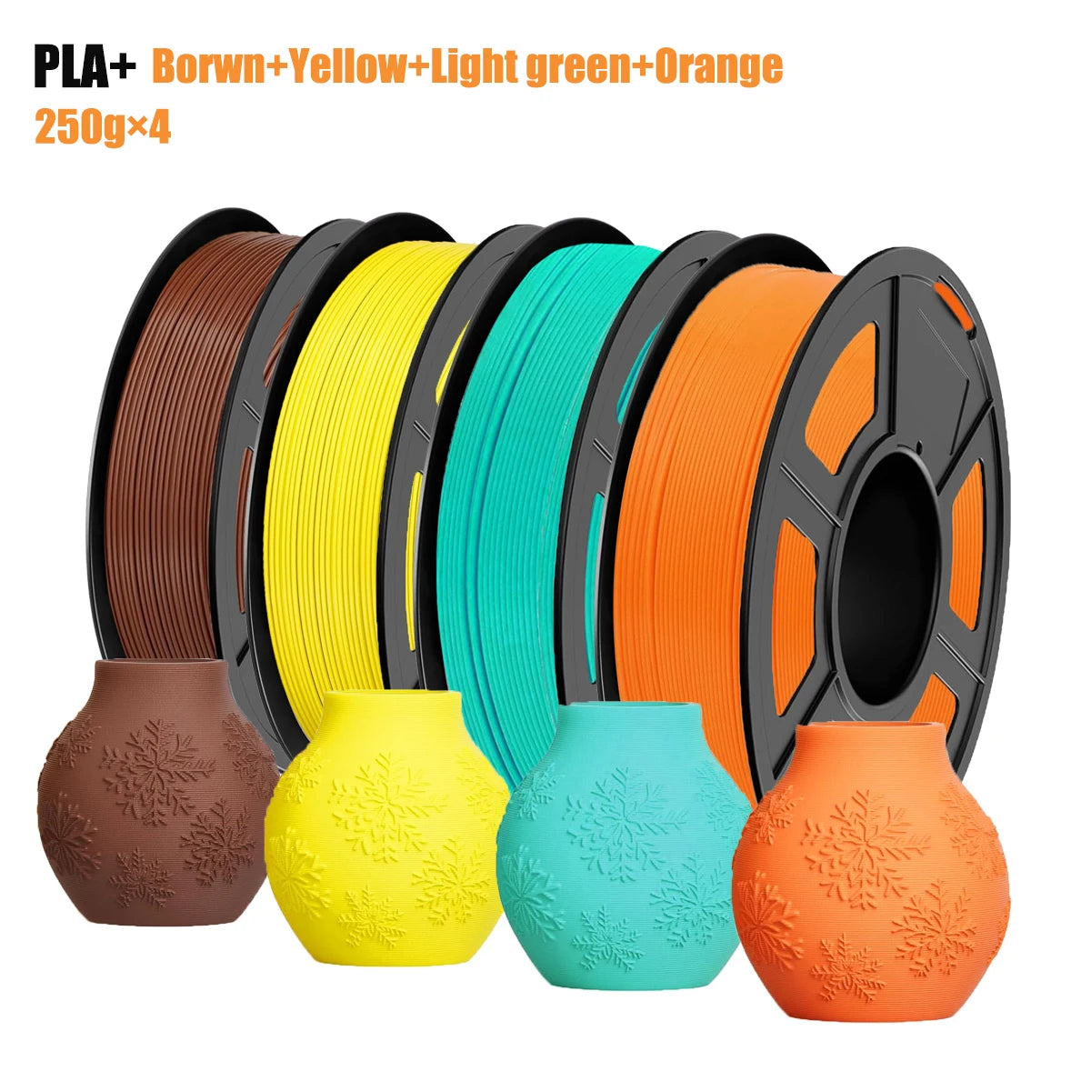 DINGSUN PLA+ 3D Printer Filament 1.75mm 250g Spool