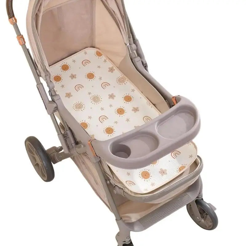 Waterproof Baby Stroller Changing Pad – Soft Cotton, 40x80cm