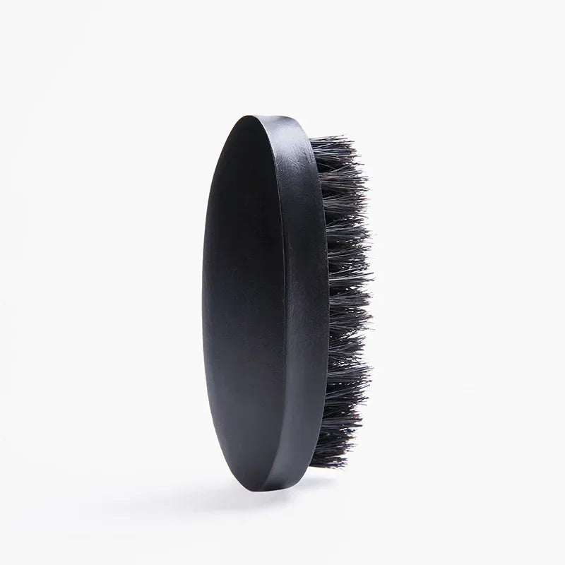 Professional Soft Boar Bristle Wood Beard Brush Hairdresser Shaving Brush Comb Men Mustache Comb Kit With Gift Bag Hair Comb Set Peaceful Pleasures Health and Wellness