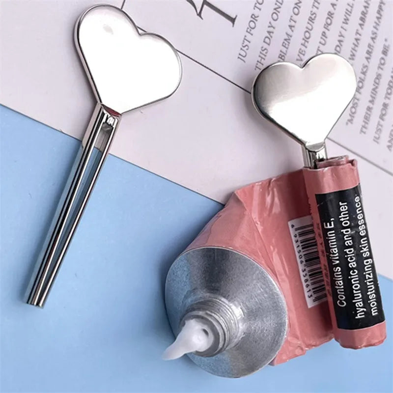 Metal Manual Toothpaste Squeezer Stainless Steel Dispenser Tube Squeezer Hand Cream Tube Key Roller Set Bathroom Accessories Peaceful Pleasures Health and Wellness