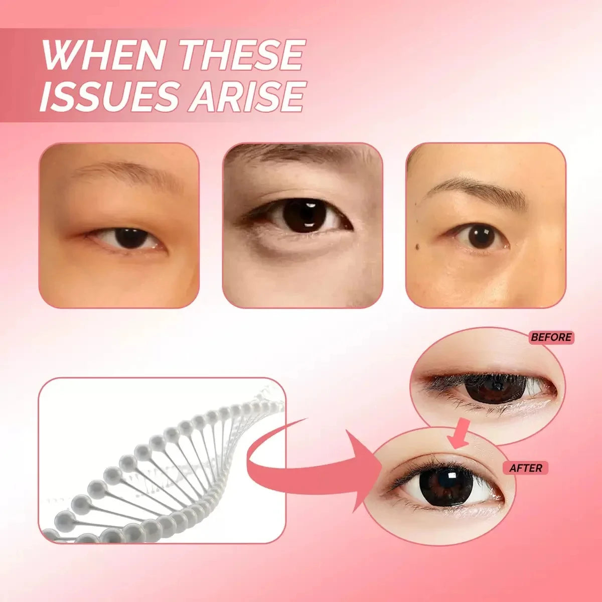 Double Eyelid Cream – Invisible Eye Lift with Y Stick | EELHOE Peaceful Pleasures Health and Wellness