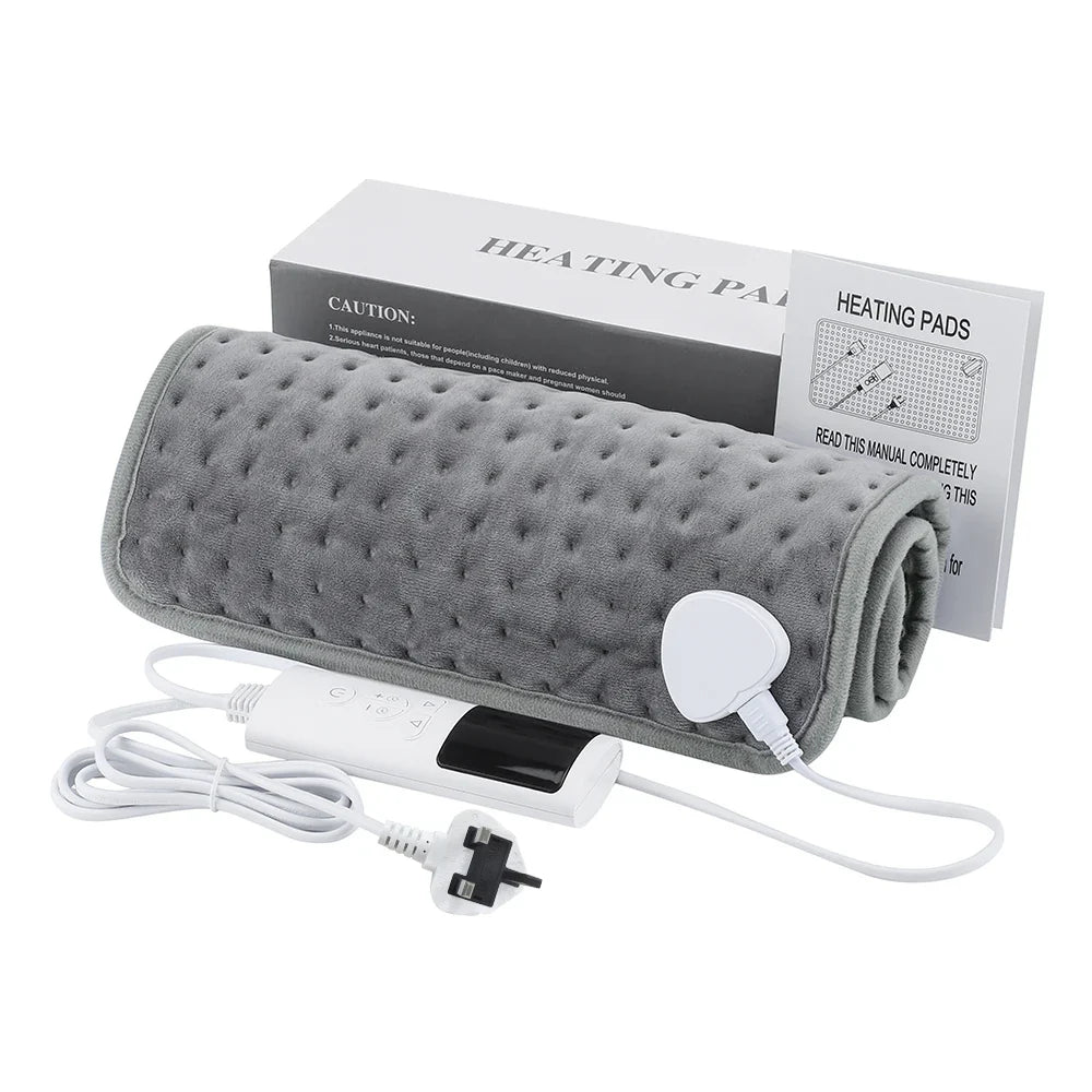 AFDEAL Electric Heated Blanket Pad 58x29cm – 9 Heat Settings