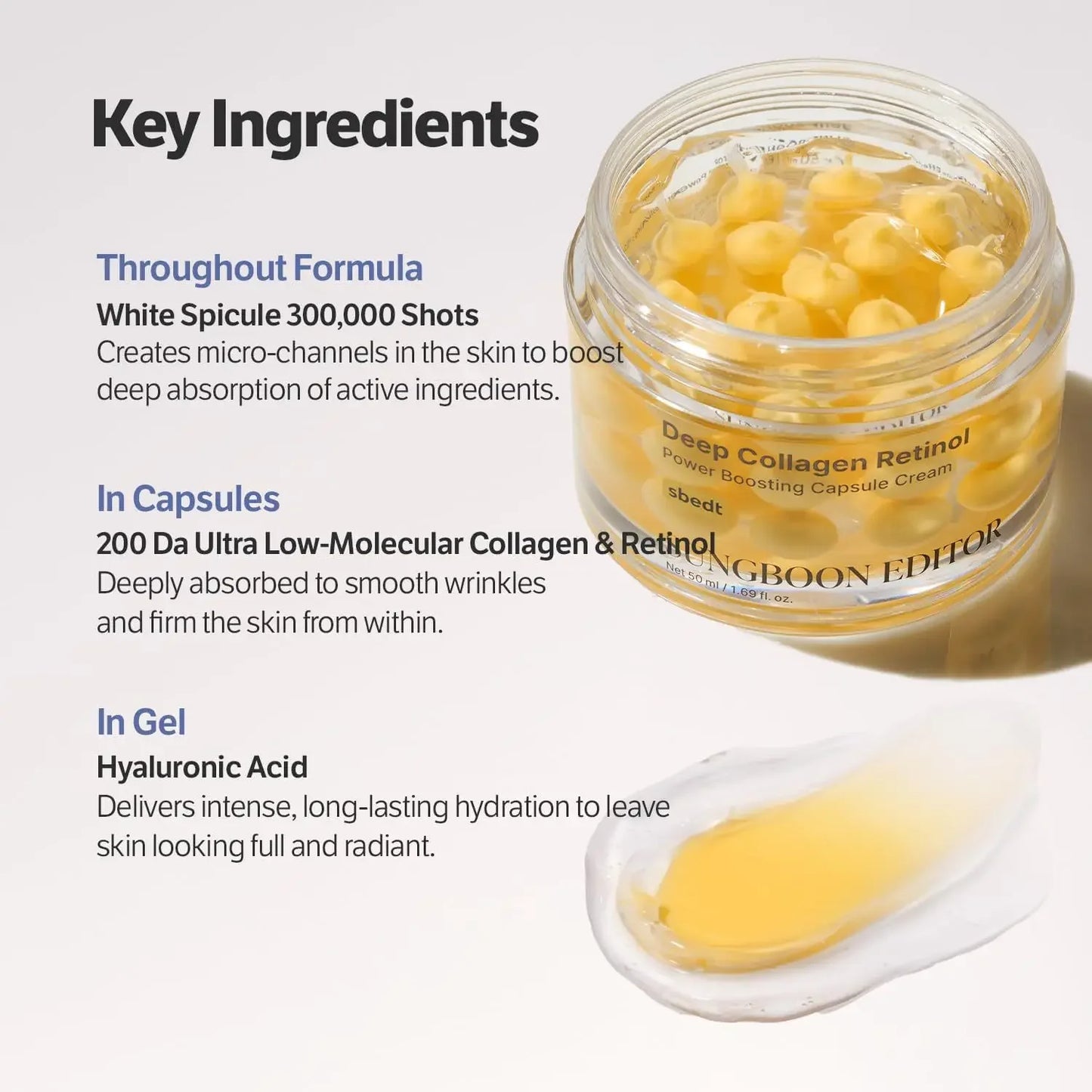Korean Sbect Facial Skin Care Set - Collagen Silk Peptide Ampoule, Boosting Cream Serum, Retinol Capsule, Revitalizing, Brighten Peaceful Pleasures Health and Wellness