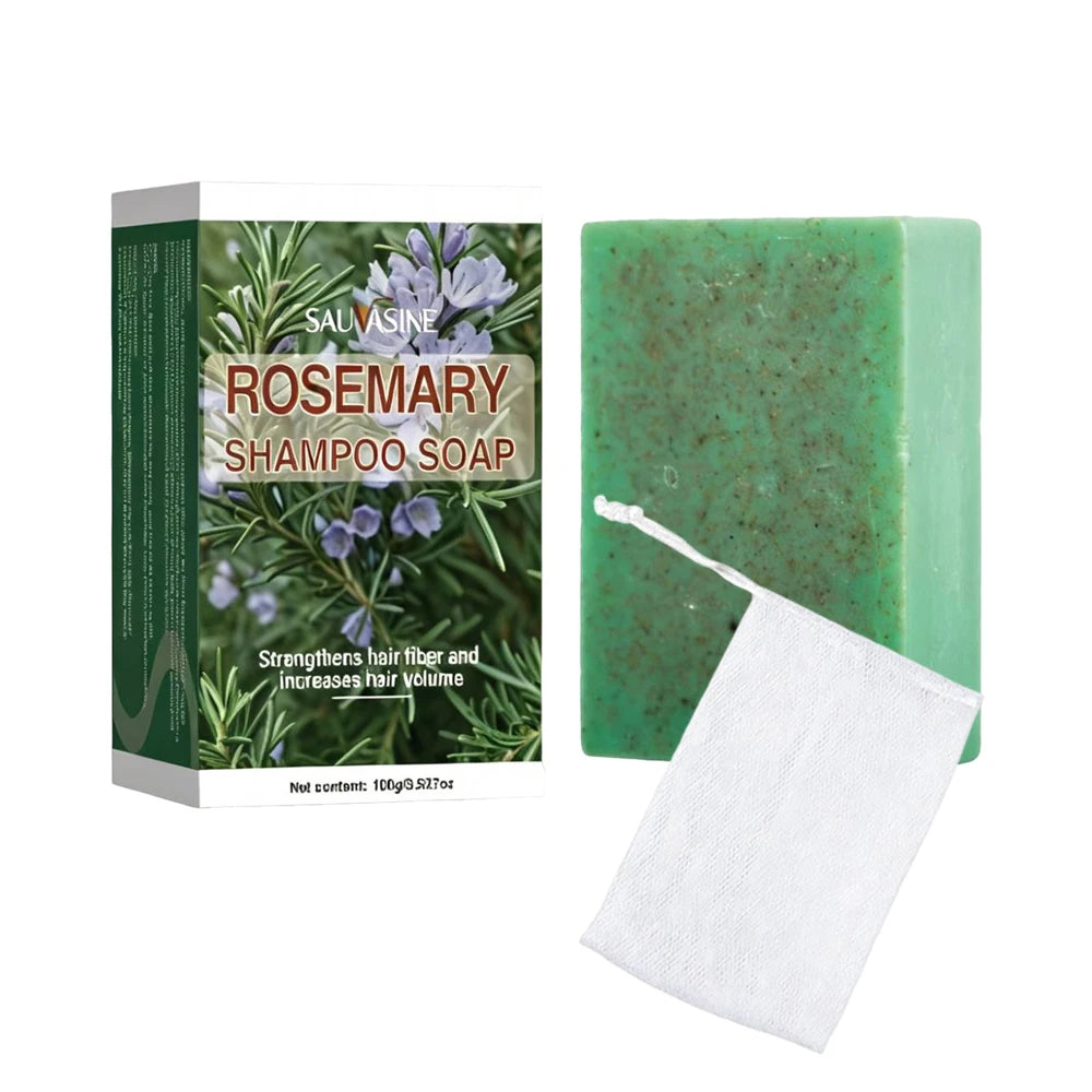 Rosemary Mint Scalp Scrub, Deep Cleansing Refreshing Oil Control, Rosemary Shampoo for Strengthens Hair Nourishing Scalp,150g Peaceful Pleasures Health and Wellness Rosemary Soap