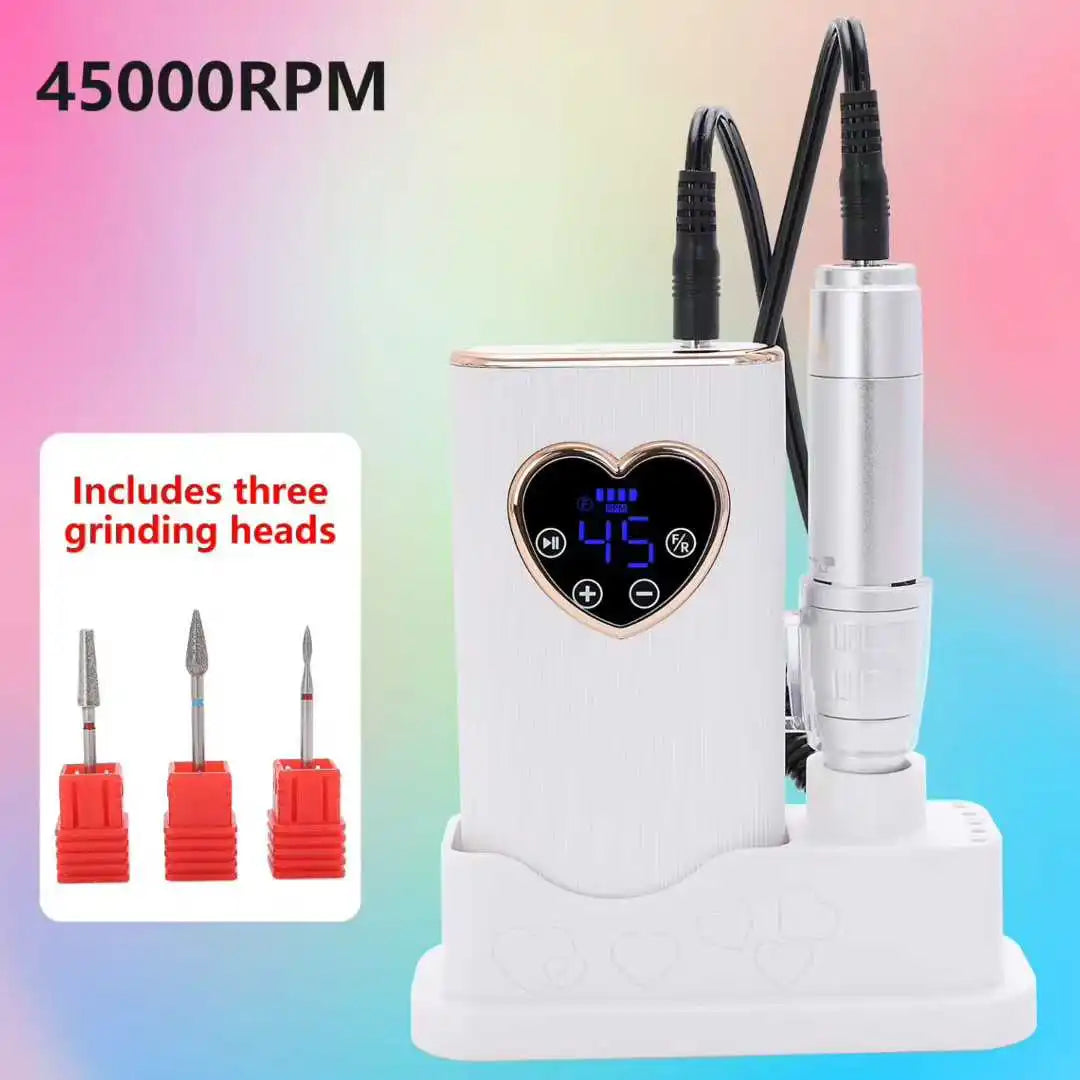 45,000 RPM Rechargeable Electric Nail Drill | Professional Manicure
