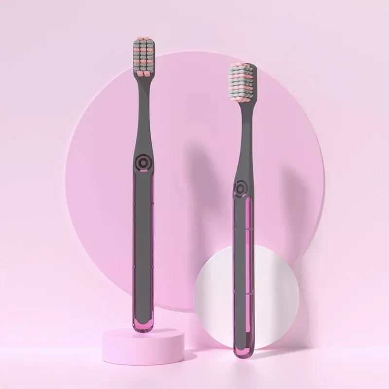 Eco Friendly Nano Adults Couple Toothbrush, 2pcs Peaceful Pleasures Health and Wellness
