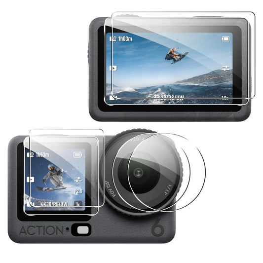 VeFly 9H Tempered Glass Screen Protector – DJI Osmo Action 6 Camera Screen Protector Oasis Select
