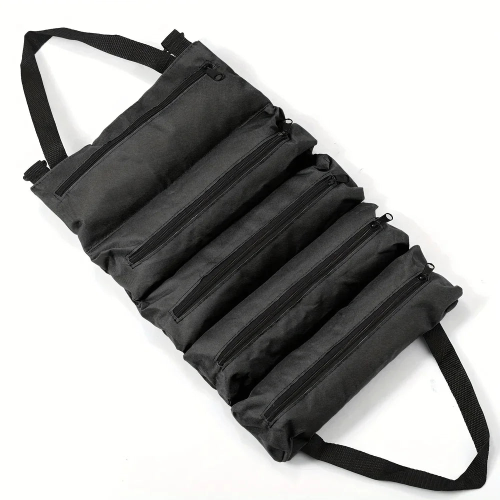 Heavy-Duty Roll-Up Tool Bag | Oxford Fabric Tool Organizer