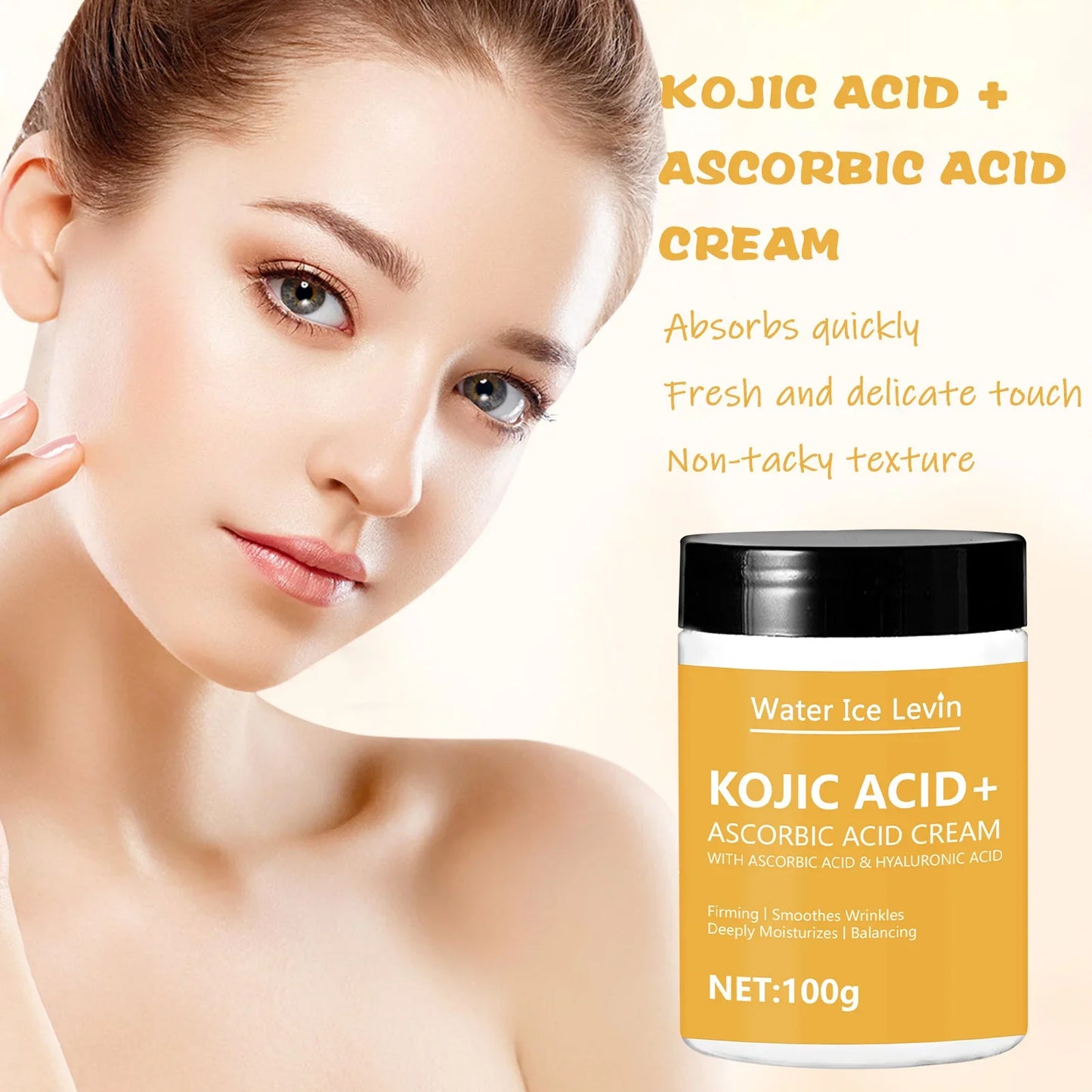 Kojic Acid & Collagen Brightening Face Cream – 100g