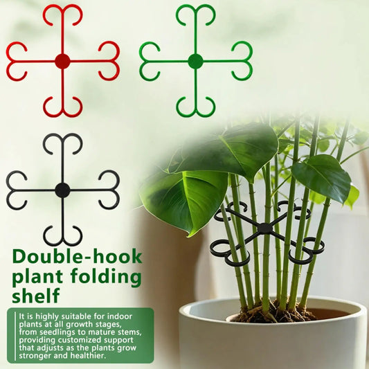 Plant Stem Support Clips – 4 Pcs Multi-Size Vine Climber Set Plant Support Clips Oasis Select