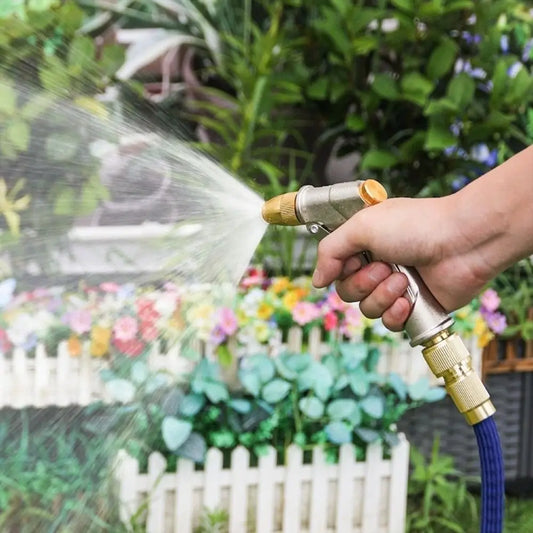 7-Mode Aluminum Alloy High-Pressure Garden Hose Spray Nozzle Garden Hose Nozzle Oasis Select
