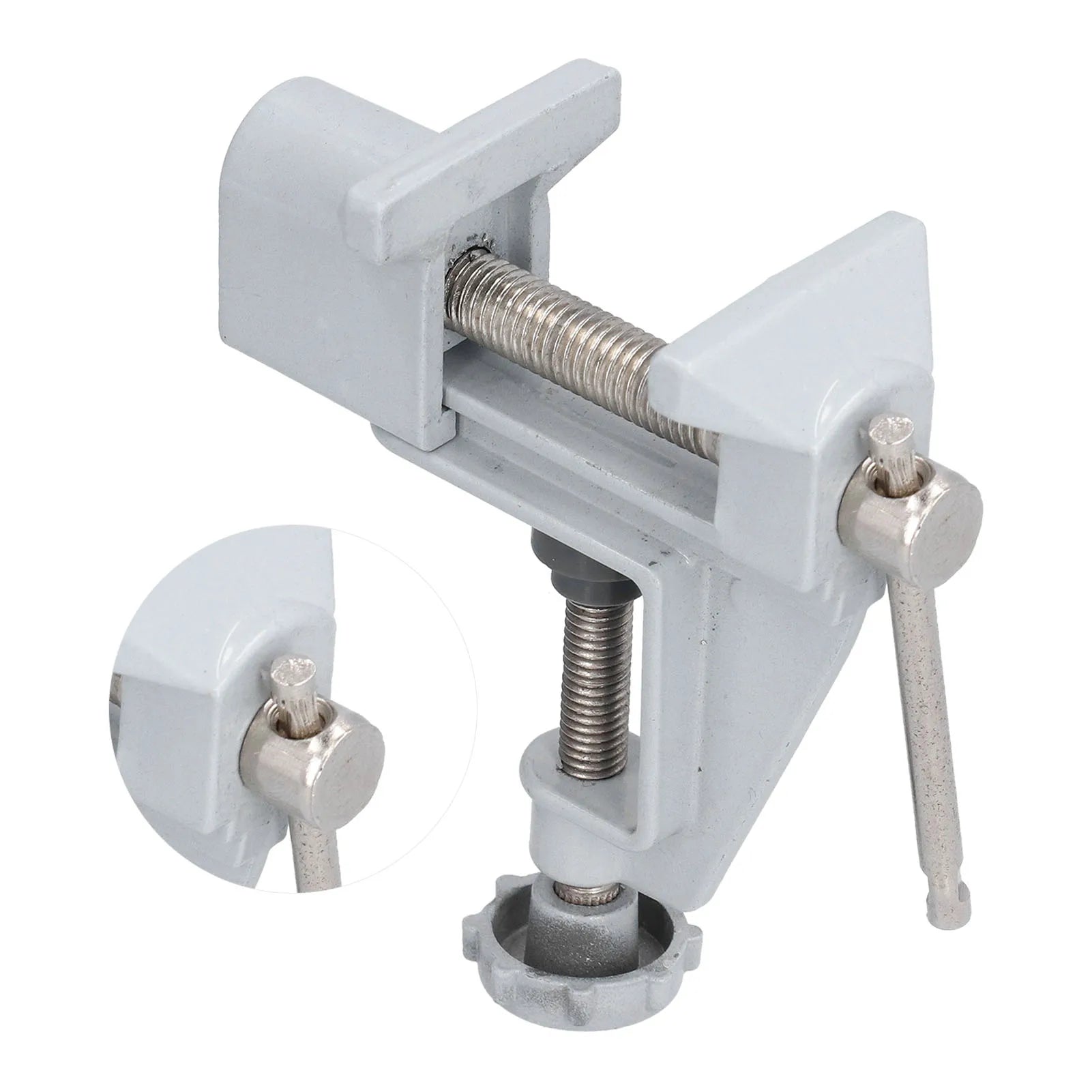 Table Vise Professional Mini Vise Multifunctional Aluminum Alloy for Garden for Woodworking for Courtyard Peaceful Pleasures Health and Wellness