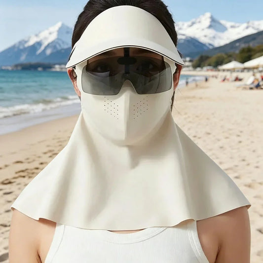 3-in-1 UPF 50+ Sun Hat | Wide Brim, Neck & Face Cover Sun Protection Hat Peaceful Pleasures Health and Wellness