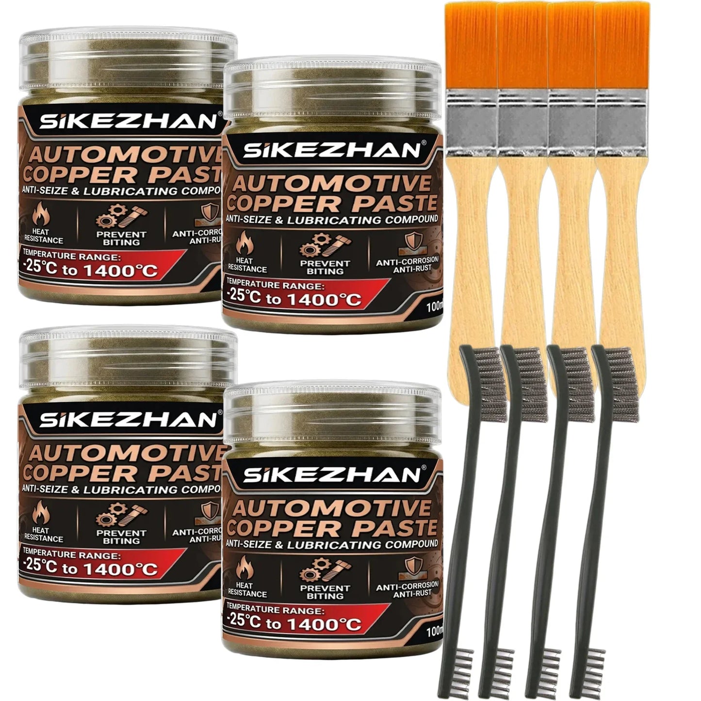 1400°C Copper Anti-Seize Grease Kit – Brakes, Exhaust & Bolts