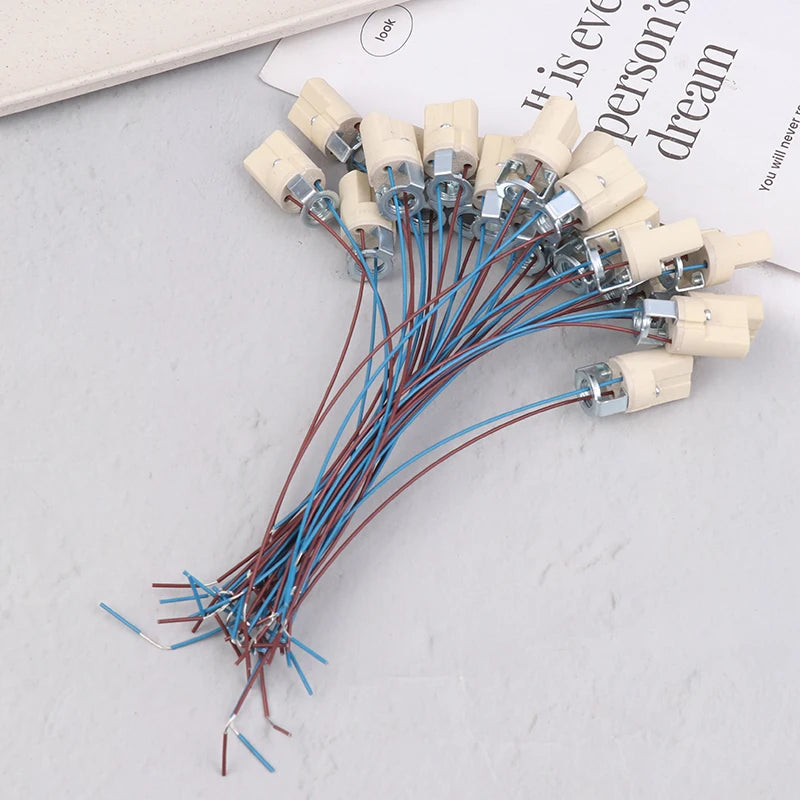 G9 Ceramic Lamp Base Socket for LED & Halogen Bulbs 10/20 Pack Lamp Base Socket Peaceful Pleasures Health and Wellness