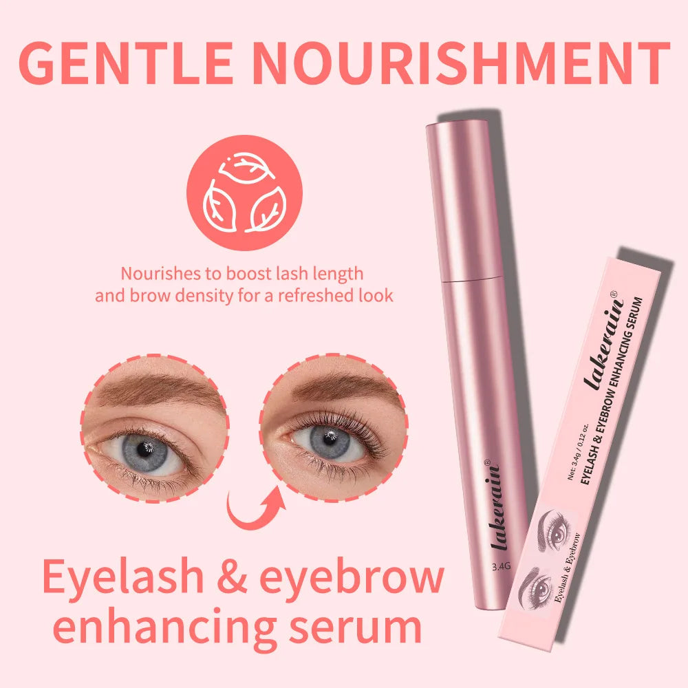 Eyelash Eyebrow Enhancing Serum Fast Absorption Creates Natural Eyebrow Hydrogel Texture Nourish Eyebrow Strengthen Eyelashes Peaceful Pleasures Health and Wellness