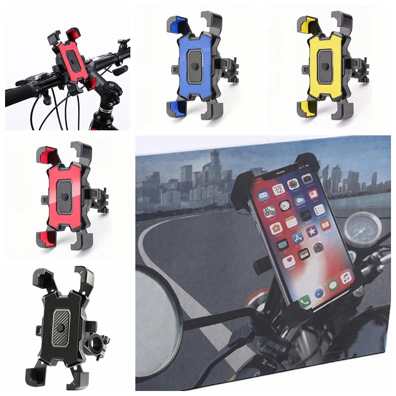Heavy Duty Shockproof Phone Mount for Bike Motorcycle Phone Holder Universal Fit for E-Bike Handlebar Anti-Vibration Bracket Peaceful Pleasures Health and Wellness