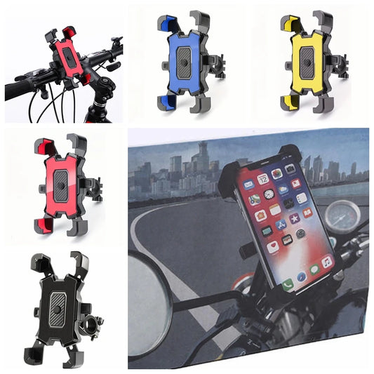 Heavy Duty Shockproof Phone Mount for Bike Motorcycle Phone Holder Universal Fit for E-Bike Handlebar Anti-Vibration Bracket Peaceful Pleasures Health and Wellness