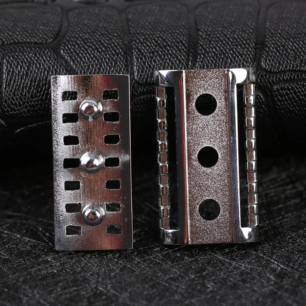 2026 Yaqi Matte Chrome Color KNIGHT-HELMET Safety Razor Head for Mens Shaving Razors Peaceful Pleasures Health and Wellness