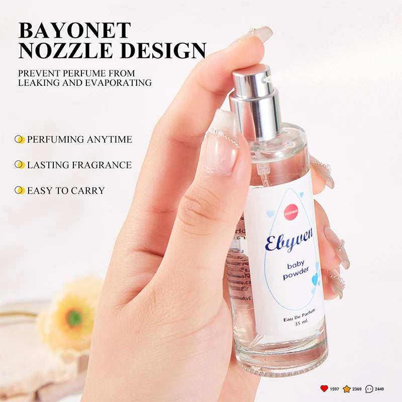 Pagoda Perfume Baby Powder Milk Light Fragrance Long-lasting Fragrance Floral Fragrance High Quality Fresh Light Fragrance Spray Peaceful Pleasures Health and Wellness
