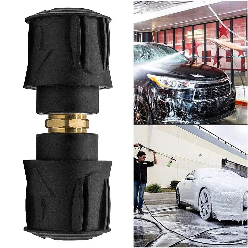 Black High pressure quick connector Plastic Universal High pressure hose adapter Quick Connection for Karcher Peaceful Pleasures Health and Wellness