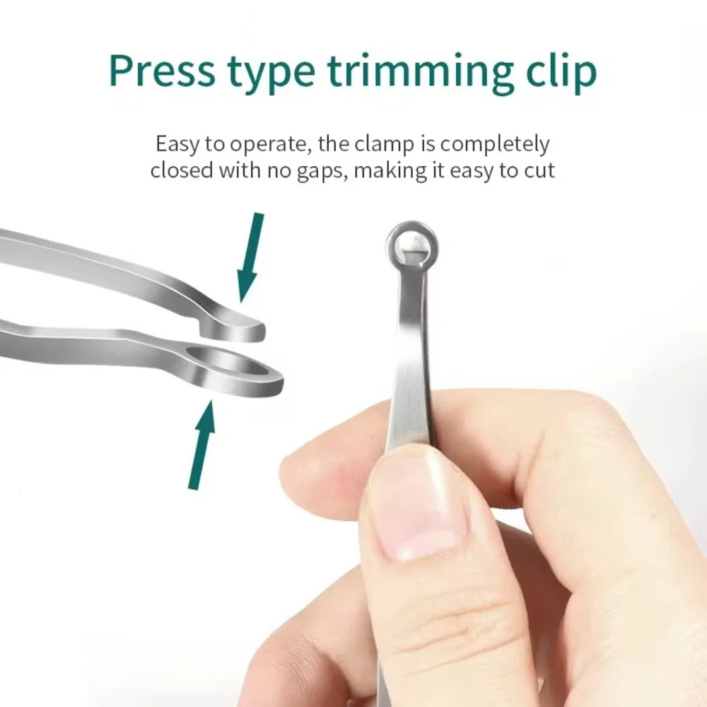 Stainless Steel Nose & Eyebrow Hair Trimming Scissors