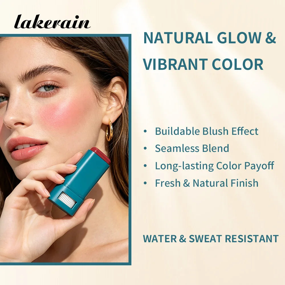 SPF 50 Sunscreen Blusher Long-lasting Color Waterproof Sweat Resistant Velvety-Soft Texture Fresh & Natural Finish Blusher Balm Peaceful Pleasures Health and Wellness