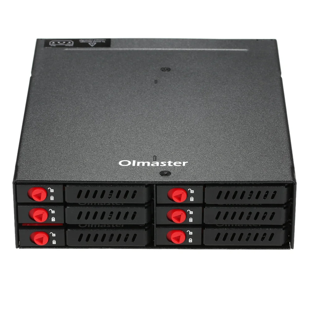 OImaster 6-Bay Hot-Swap SATA Mobile Rack for 2.5" HDD & SSD