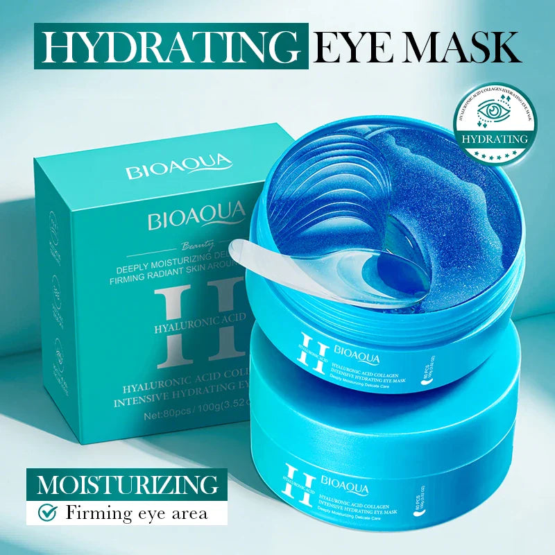 80-Pack Hyaluronic Acid & Collagen Hydrating Eye Masks