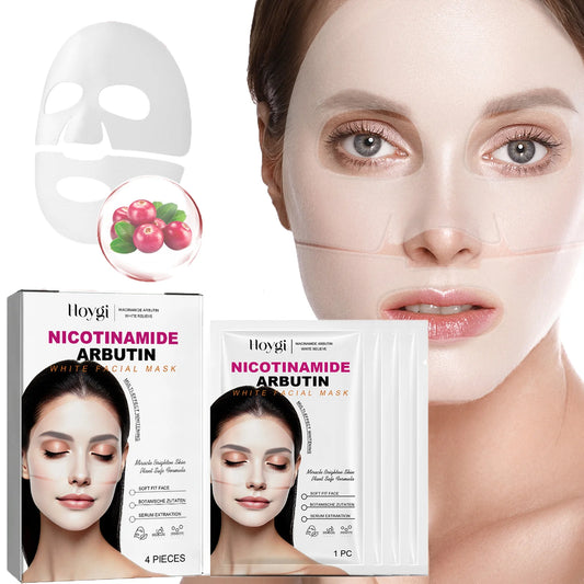 Niacinamide & Arbutin Brightening Hydrating Sheet Mask Peaceful Pleasures Health and Wellness
