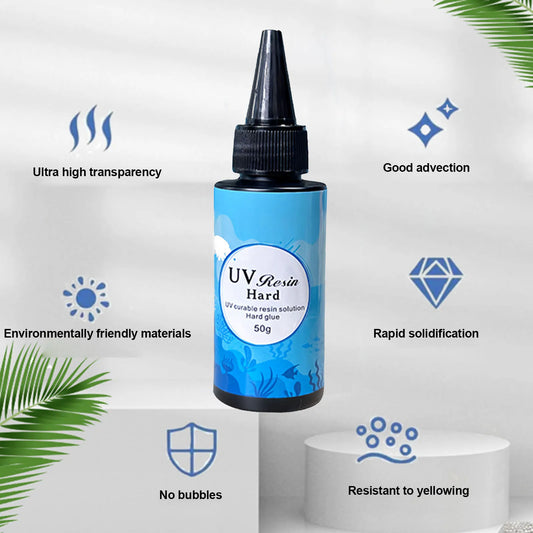 Highly Transparent Resin UV Glue Non-yellowing Odorless Fast Curing UV Glue for Handmade DIY Ring Jewelry Sealers Peaceful Pleasures Health and Wellness