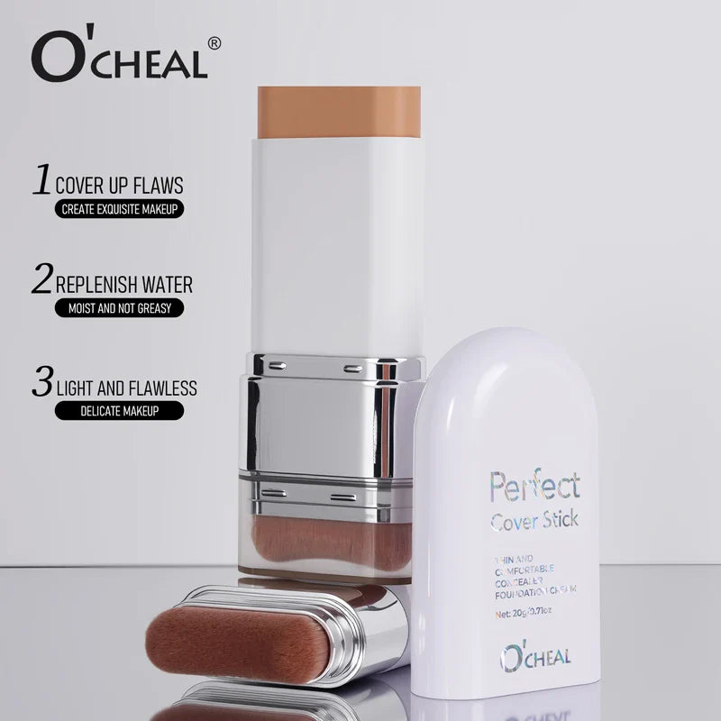 O'CHEAL Perfect Cover Stick Concealer & Foundation | Waterproof