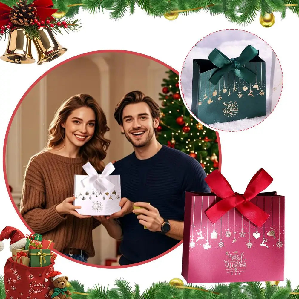 10-Piece Christmas Gift Box Set – Santa Reindeer Candy Boxes