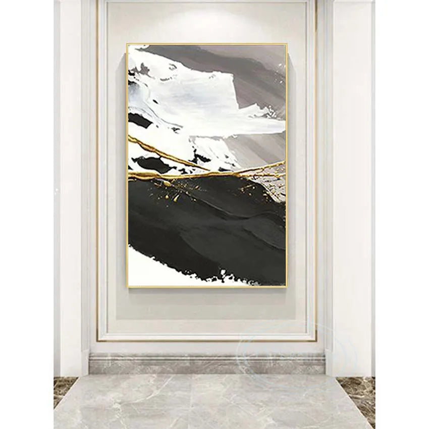New Abstract Art Decorative Mural Canvas 100% Handmade Customizable Oil Painting Living Room Hotel Restaurant Hanging Picture Peaceful Pleasures Health and Wellness No frame 3 120cmx240cm