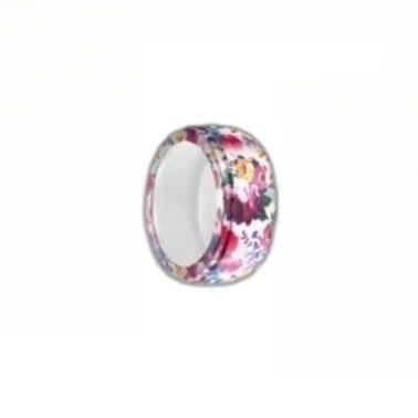 Ring Protector Universal Print Pattern Silicone Shell At Any Time To Protect Against Bumps and Damage Accessories Silicone Cover Peaceful Pleasures Health and Wellness rose