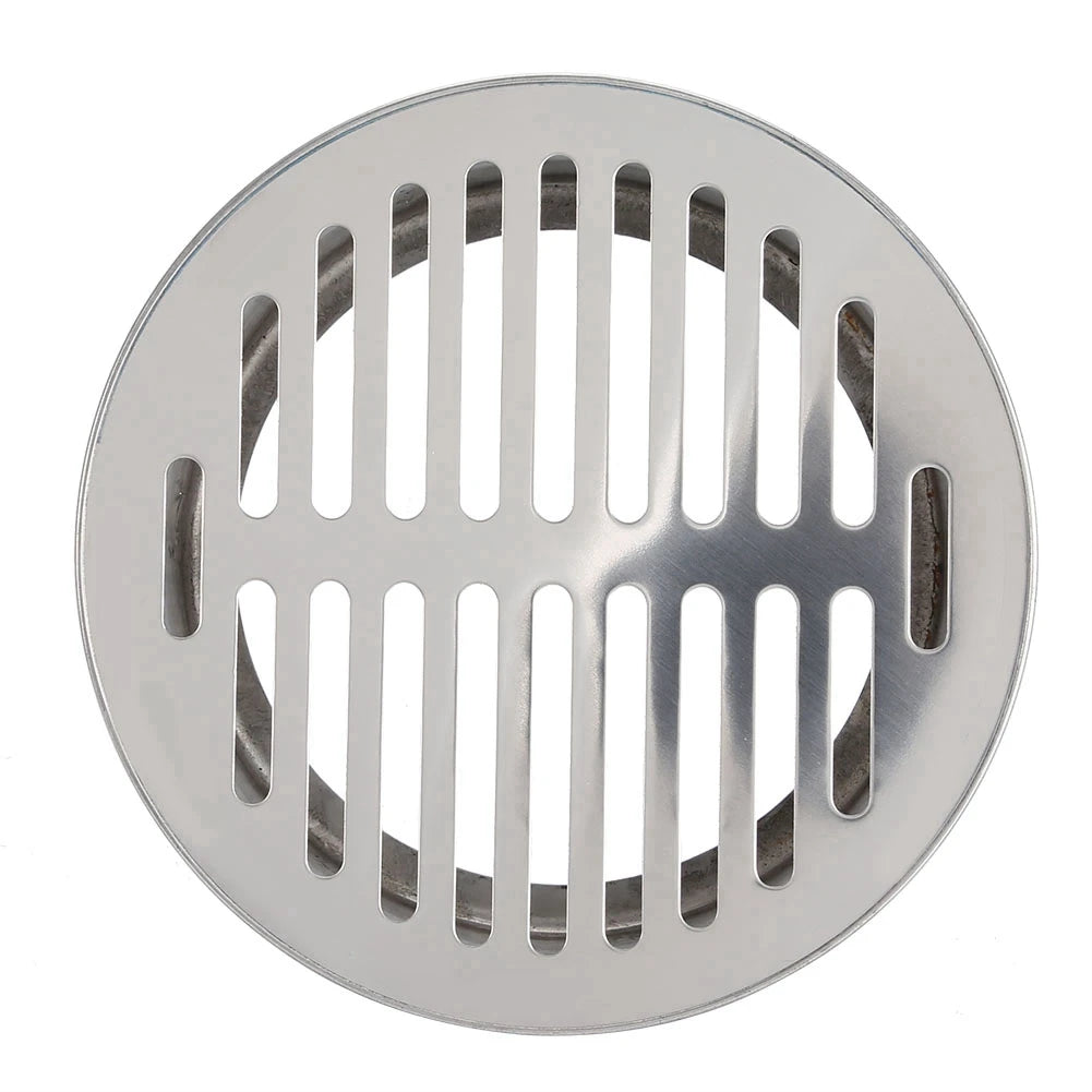 Stainless Steel Balcony Anti Blocking Floor Drain for Outdoor Yard Use Stainless Steel Floor Drain Floor Drain Peaceful Pleasures Health and Wellness 160 Flat Mouth