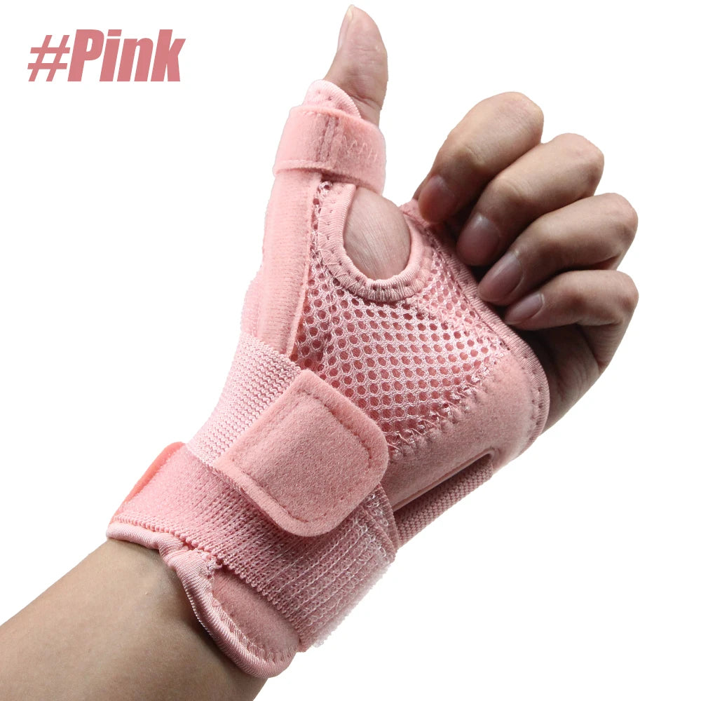 1PCS Thumb Stabilizer - One Size Fits Most, Ideal for De Quervain's Tenosynovitis Brace, Thumb Brace for Arthritis Pain & Suppor Peaceful Pleasures Health and Wellness Pink-1PCS