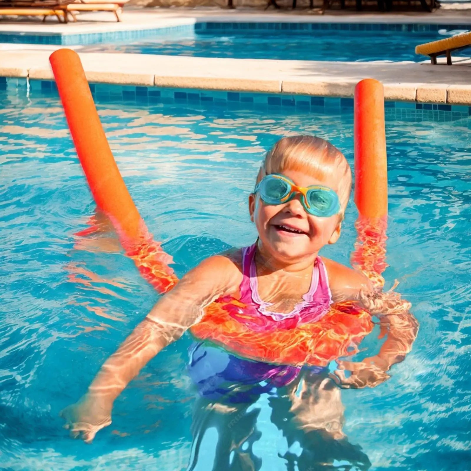 Swim Noodles Floating Swimming Stick Pearl cotton swimming stick Sports Exercise Aid Buoyancy Stick Pool Accessory for Kid Adult Peaceful Pleasures Health and Wellness