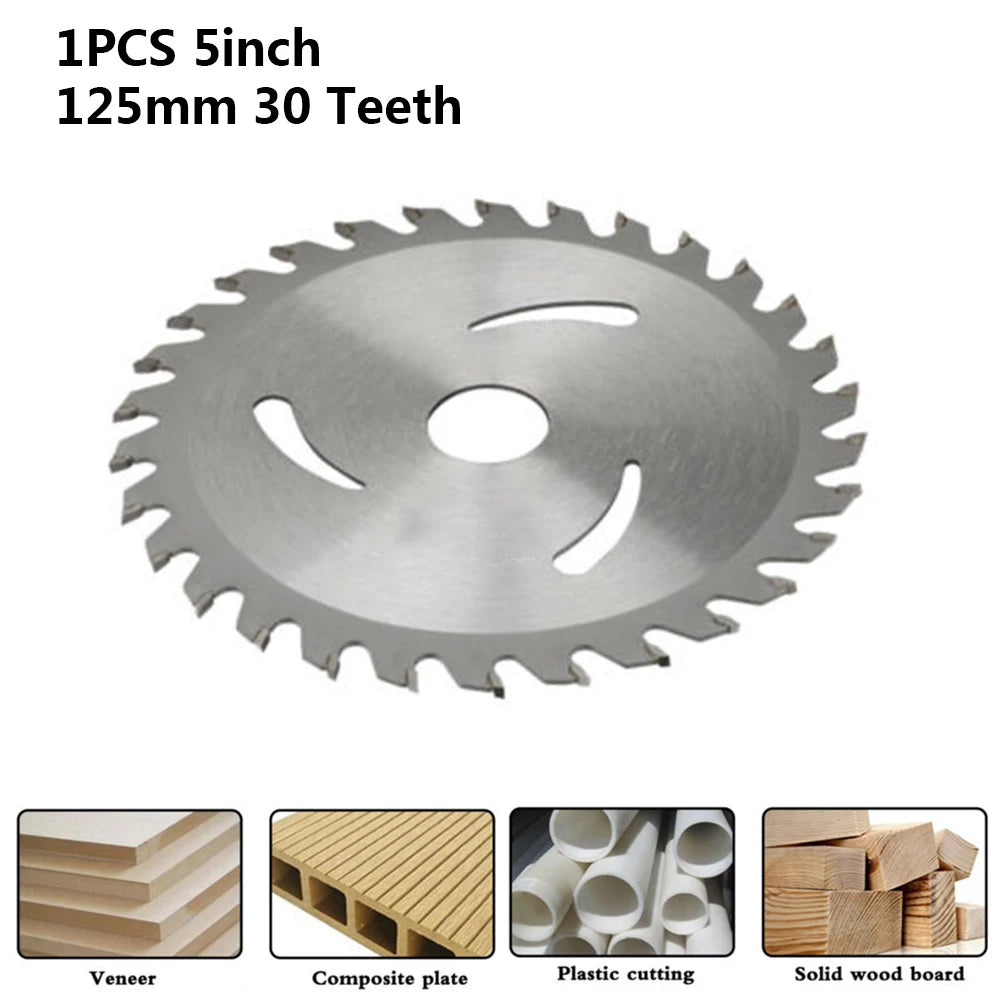 5 Circular Saw Blade Wood Cutting Disc 30 Teeth Bore Carbide