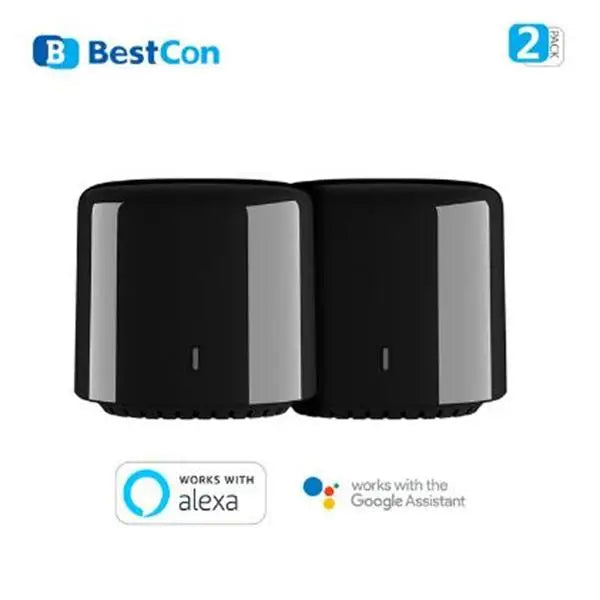 Broadlink Rm4c Mini WIFI IR RM4 BestCon Smart Home Universal Remote for Air Conditioner TV Voice Control by Alexa Google Home Peaceful Pleasures Health and Wellness RM4C Mini 2Pcs China Mainland