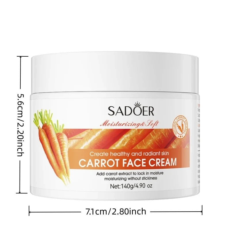 SADOER Carrot Moisturizing Cream with Niacinamide 140g