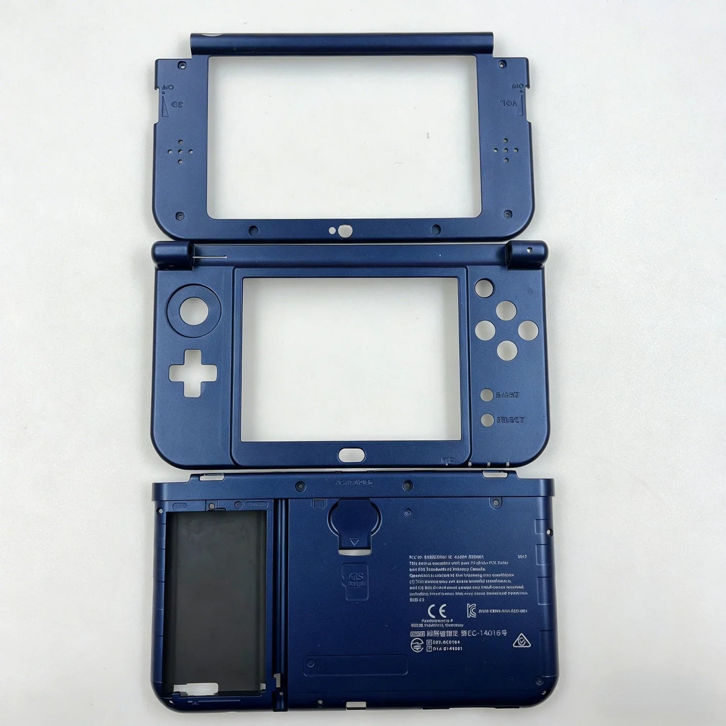 For NEW 3DS XL Replacement Complete Housing Case Set Middle Housing Shell Hinge Part Bottom Middle Shell Cover Plastic Frame Peaceful Pleasures Health and Wellness