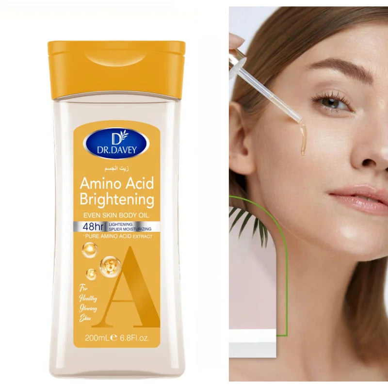 2PCS Amino Acid Body Oil+Body Lotion Body Skincare Set, Skin Care Oil, Body Lotion, Moisturizing and Hydrating Care Peaceful Pleasures Health and Wellness