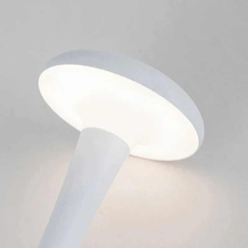 New Arrival Mushroom Table Lamp Rechargeable Wireless touch Lamp Creative Lamp USB-C Desk Lamp Hotel Bedroom Atmosphere Light Peaceful Pleasures Health and Wellness