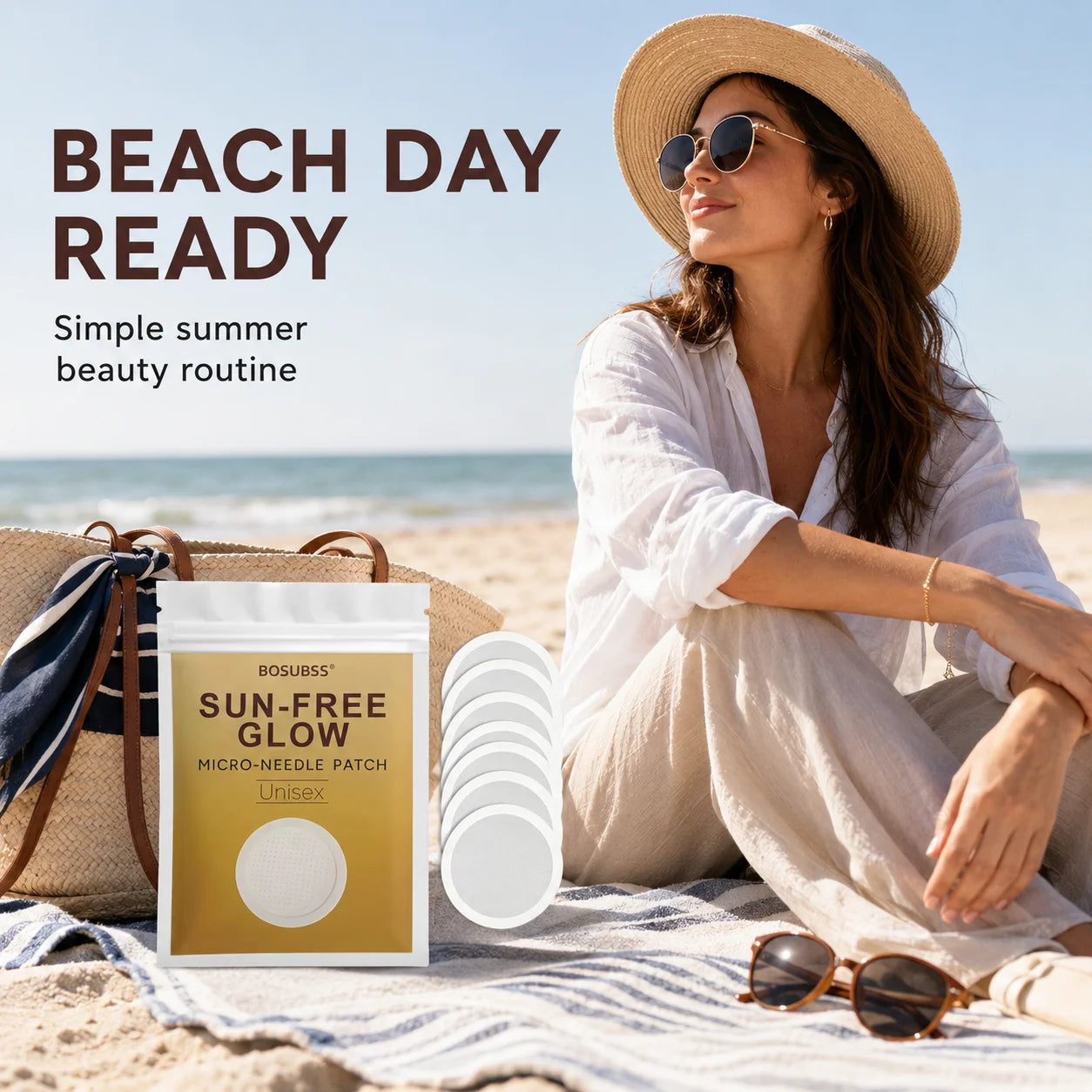 Tanning Care Patches – Natural Bronze Glow for Beach & Outdoor