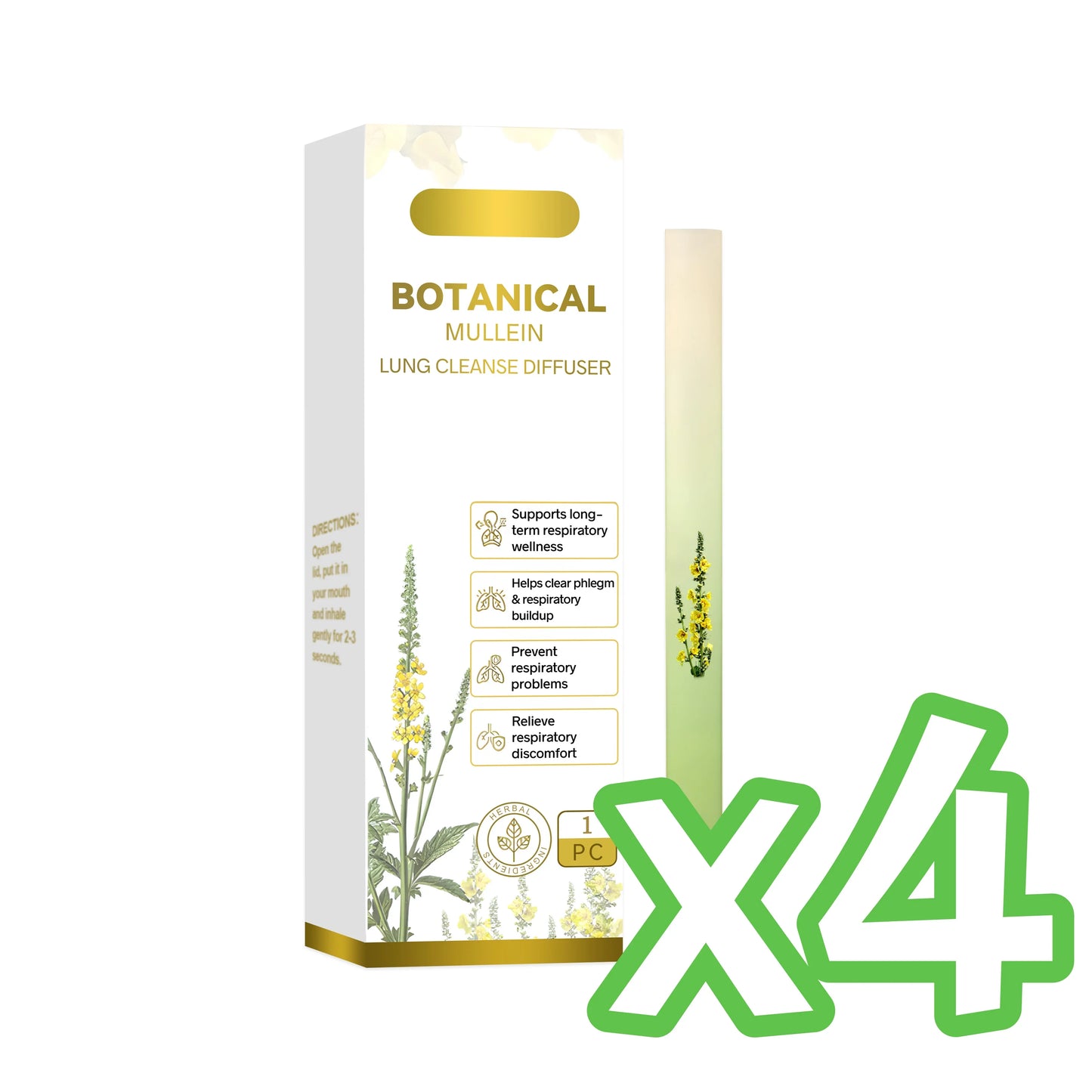Herbal Nasal Inhaler Stick – Rosemary, Peppermint & Castor Oil