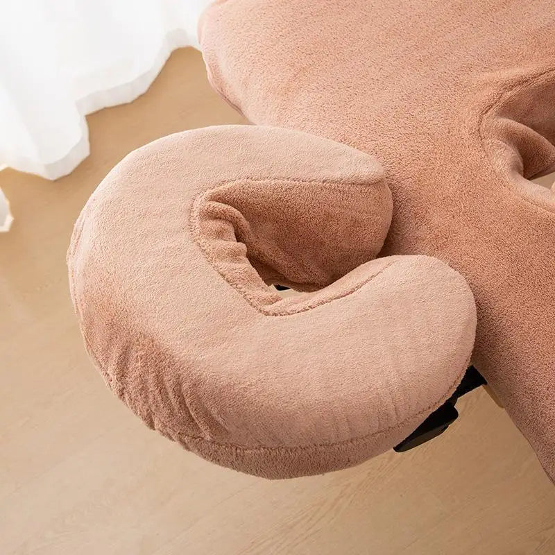U-Shaped Microfiber Face Cradle Cover | Massage Headrest Pillow