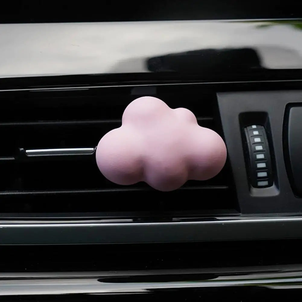 Lucky Star Car Air Vent Clip Cute Cloud Aromatherapy Diffuser StoneCar Interior Decor Ornament For Women Gifts Peaceful Pleasures Health and Wellness Pink Clouds
